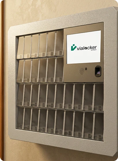 Minilocker inteligente para armazenamento de objetos pequenos